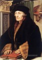 Porträt des Erasmus von Rotterdam Renaissance Hans Holbein der Jüngere